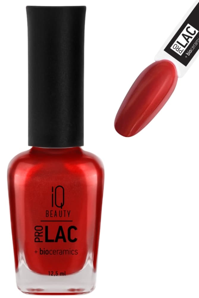 IQ BEAUTY PROLAC Лак для ногтей укрепляющий с биокерамикой 12.5 мл №113 Fire whirl