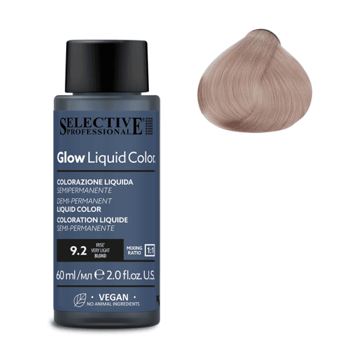 SELECTIVE Glow Liquid Color 9.2 Очень светлый блондин ирисовый 60мл