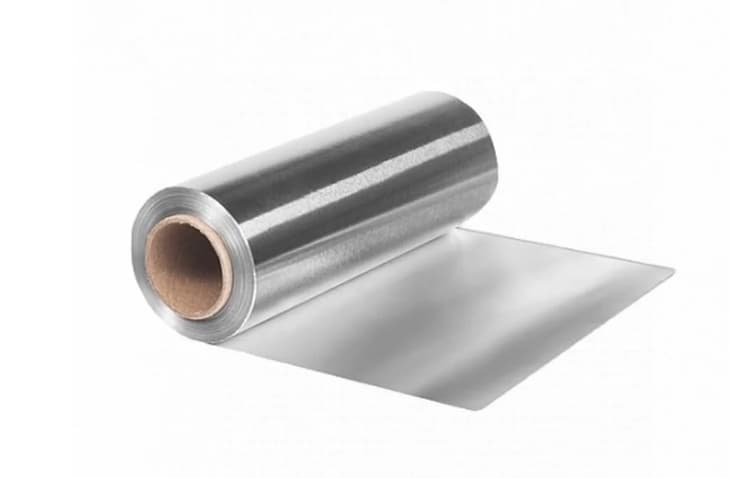 Фольга Prof 100м*15см, 12мкр, с тиснением, серебро, в коробке с режущим краем