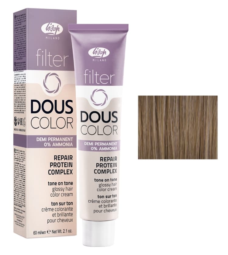 Lisap Filter Douscolor 7/07 блонд тропический 60 мл