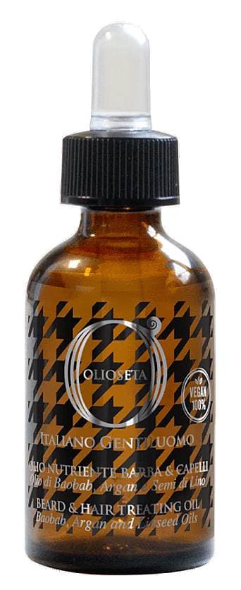BAREX OLIOSETA GENTILUOMO / Масло cмягчающее для волос и бороды 30 мл 