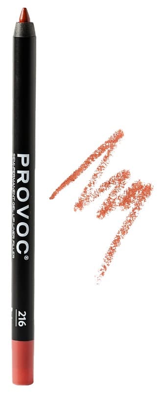 Provoc Гелевая подводка в карандаше для губ Gel Lip Liner 17 Vintage Rose коричнево-малиновый