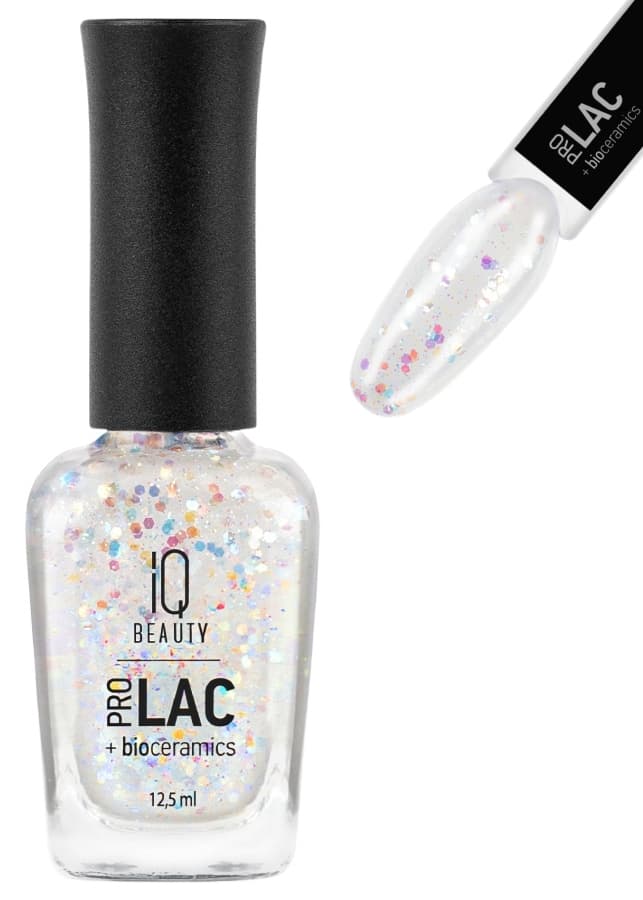 IQ BEAUTY PROLAC Лак для ногтей укрепляющий с биокерамикой 12.5 мл №125 A thousand wishes