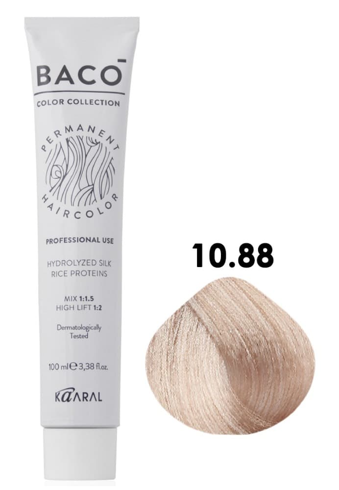 KAARAL Baco color  10.88 очень-очень светлый блондин интенсивно-коричневый 100 мл