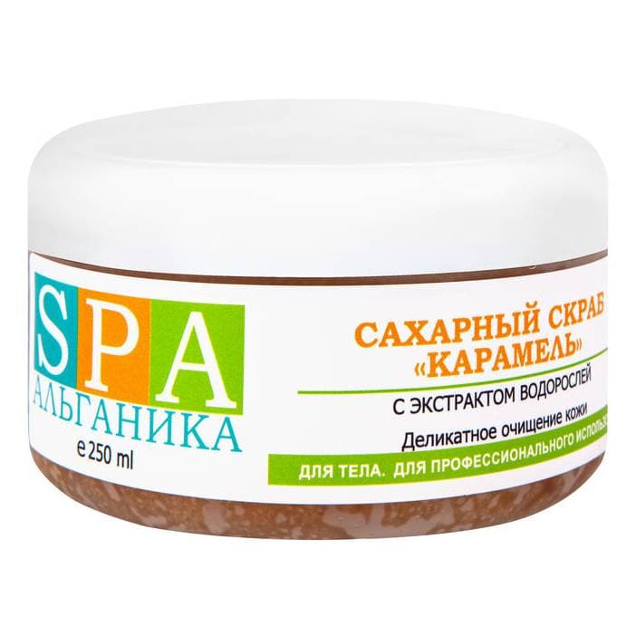 Альганика Сахарный скраб "Карамель" 250 мл