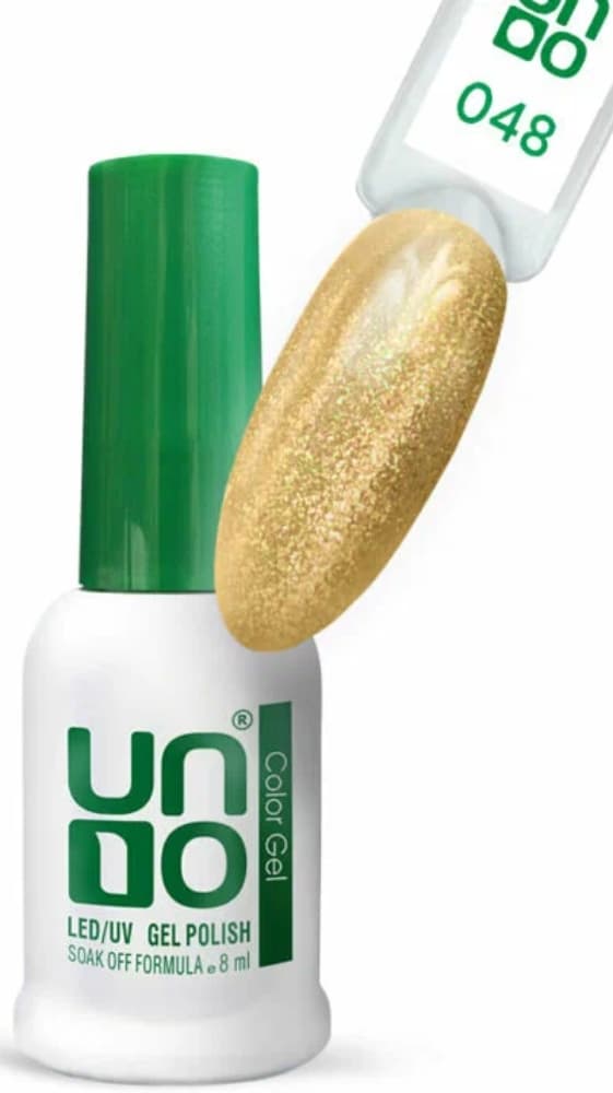Гель-лак "Uno" - 048 Золотой - Gold, 8мл.