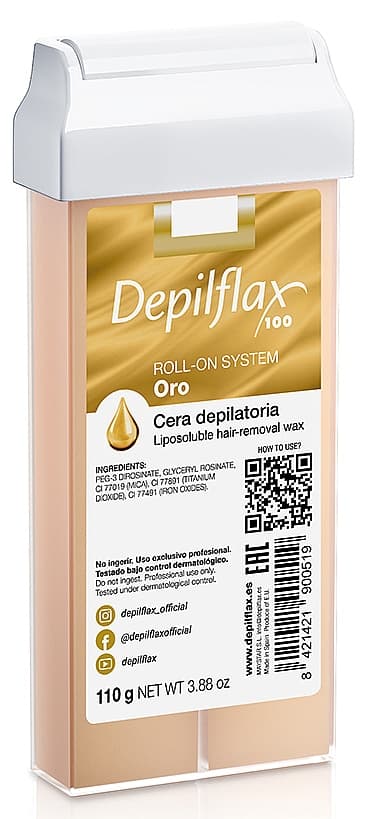 Depilflax Воск в картридже Золотой, 110 мл.