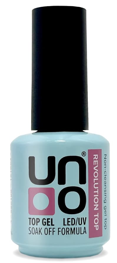 Uno Верхнее покрытие для гель-лака Revolution Top, без липкого слоя, 16 г.