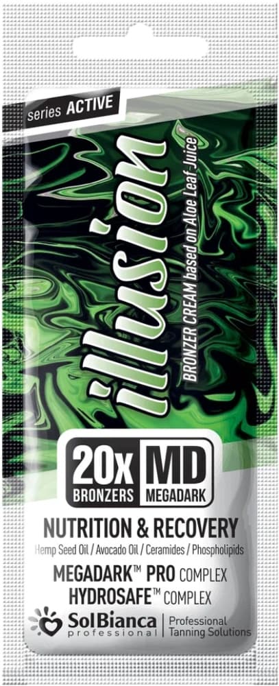 SolBianca Крем "Illusion" с масл. семян конопли, авокадо, церамидами, фосфолипидами, 25-бронз. 15мл