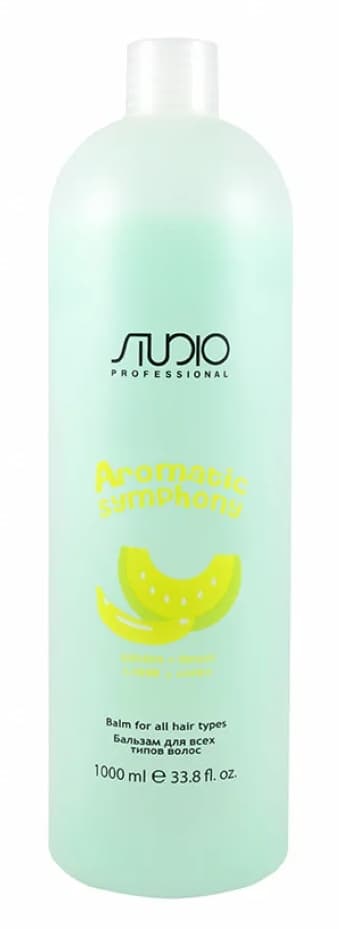 KAPOUS Studio Бальзам для всех типов волос Банан и дыня Aromatic Symphony, 1000 мл.
