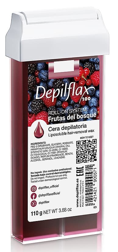 Depilflax Воск в картридже мерцающий Лесная ягода, 110 мл.
