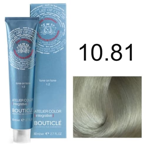 BOUTICLE Atelier color 10.81 светлый блондин светлая сталь