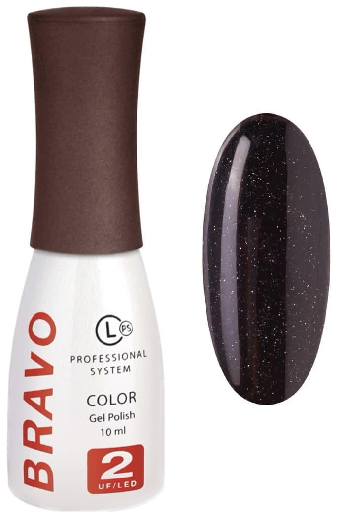 Bravo Верхнее покрытие без липкого слоя с шиммером MULTI, 10мл.