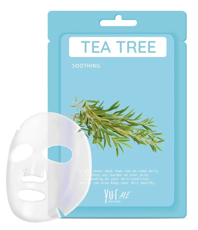 YU.R ME Тканевая маска для лица с экстрактом чайного дерева, 25 гр. 