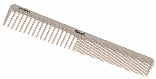 Dewal Расческа SAHARA рабочая комбинированная 17,5 см, бежевая