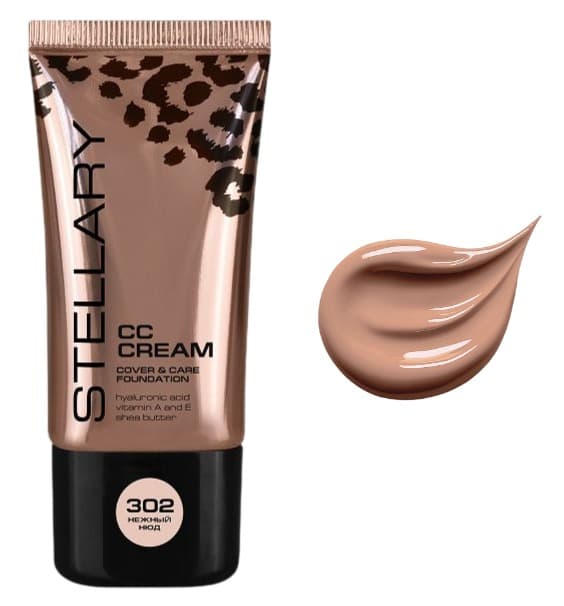Stellary СС-крем / CC-cream тон 302 (нежный нюд), 25 мл