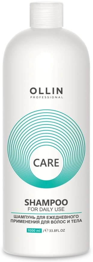 OLLIN CARE Шампунь для ежедневного применения для волос и тела 1000мл 