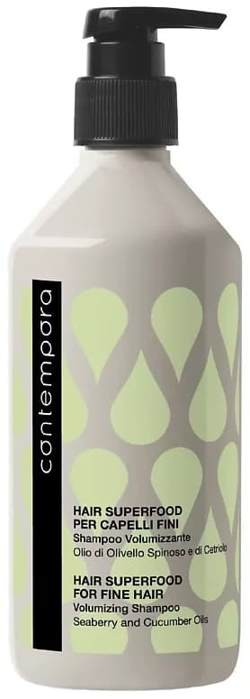 BAREX СОNTEMPORA Шампунь для придания объема с маслом облепихи и огуречным маслом 500 мл