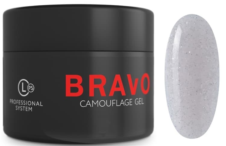 Bravo Моделирующий  Camouflage Gel № 01 светоотражающий цв. 30 мл 