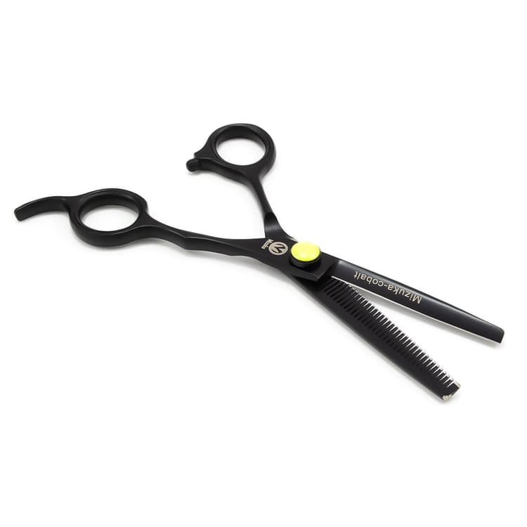 Metzger-MIZUKA Ножницы филировочные "Дебют" Black & Green 36 зуб 
