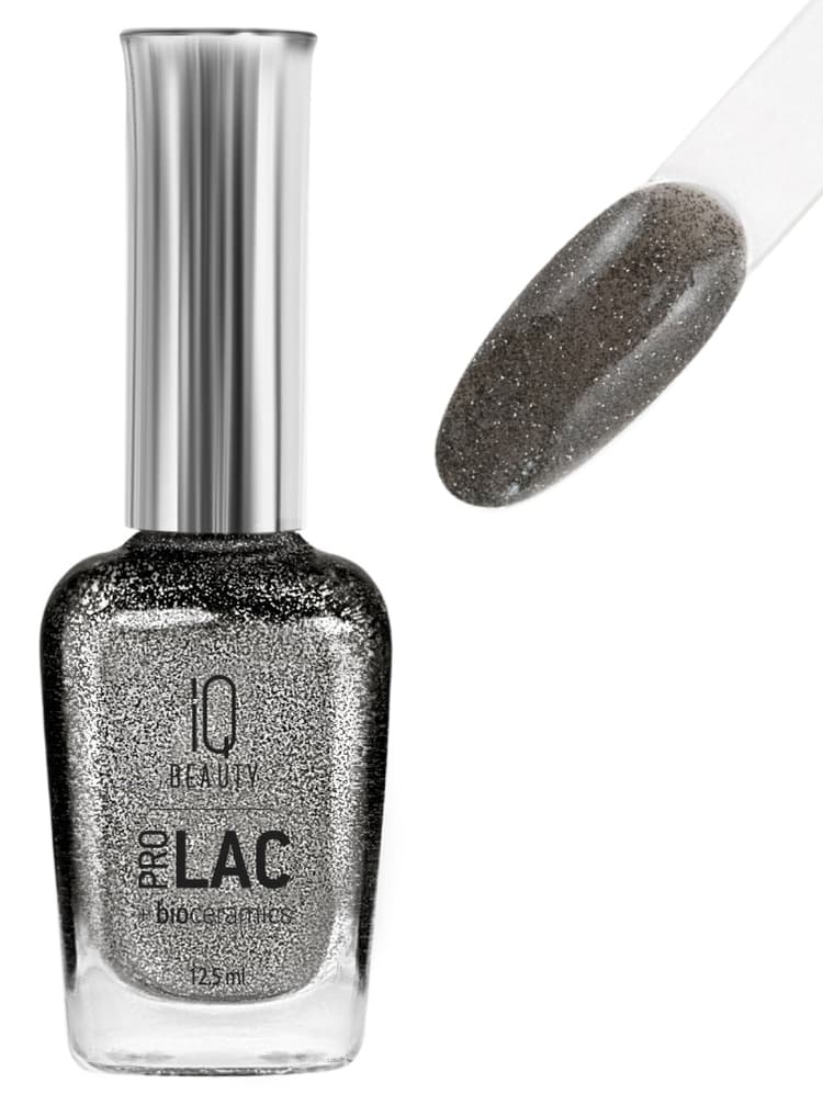 IQ BEAUTY PROLAC Лак для ногтей укрепляющий с биокерамикой 12.5 мл №121 Dazzling светоотражающий 