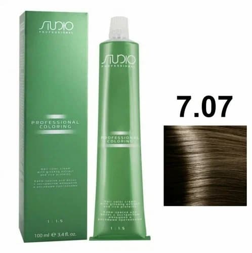 KAPOUS  Studio S 7.07 насыщенный холодный блонд   100 мл