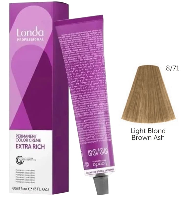 LONDACOLOR 8/71 светлый блонд коричнево-пепельный