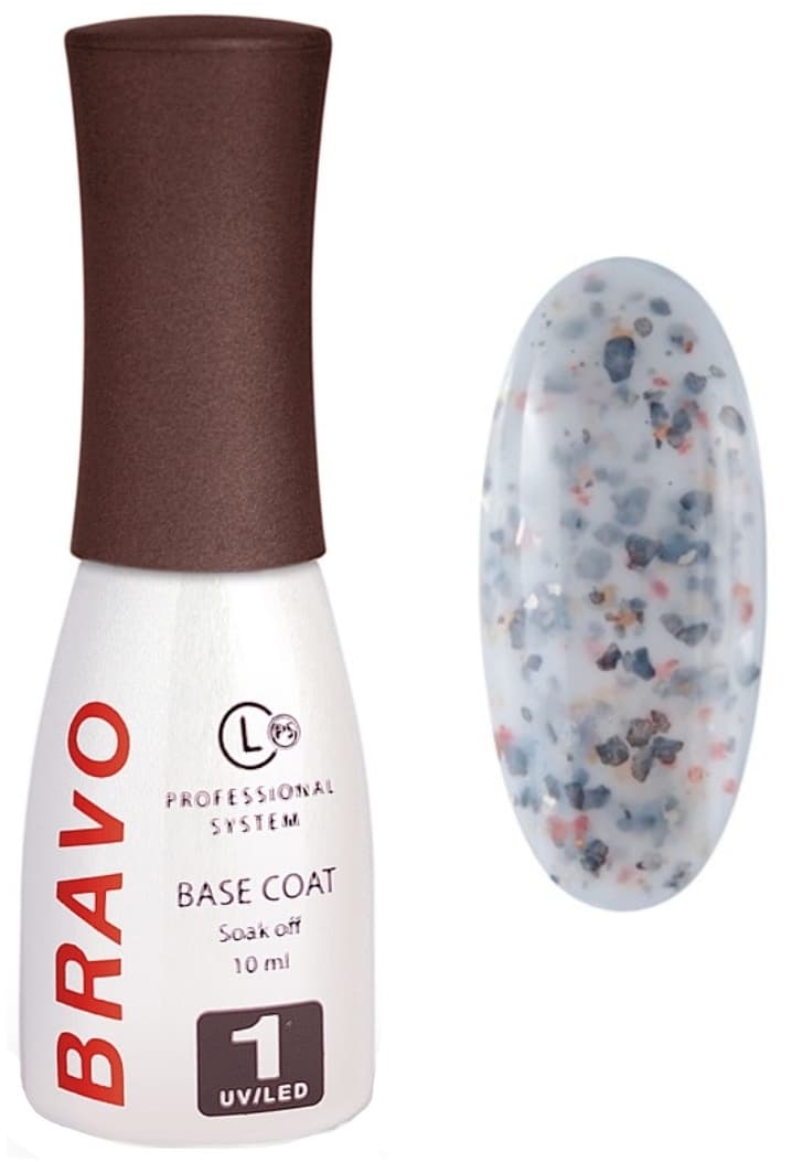 Bravo Цветное базовое покрытие EFFECT 18, BLACK MIX 10мл 