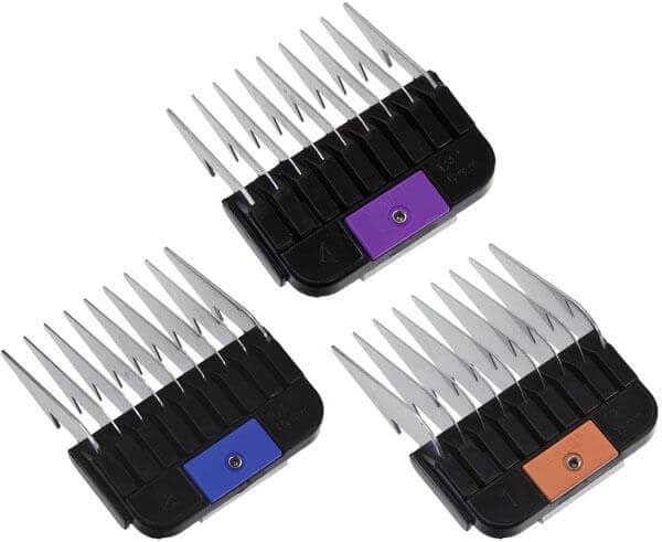 Насад. MOSER со стальными зубцами, цветные, комплект: 6, 10, 13 мм к 1245