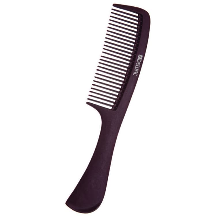 Dewal Гребень CARBON BORDO с ручкой 20,5 см