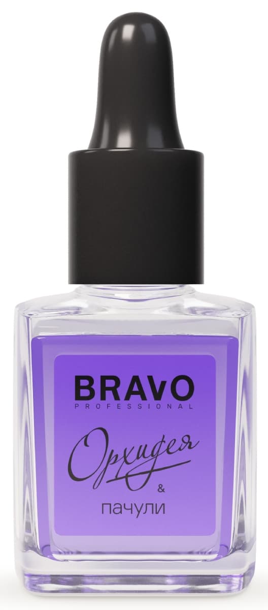 Bravo Масло сухое для ногтей и кутикулы  «Орхидея и Пачули», 8мл