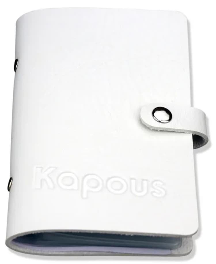 Kapous Nails Органайзер для стемпинг пластин на 20 шт. "Crazy story" белый