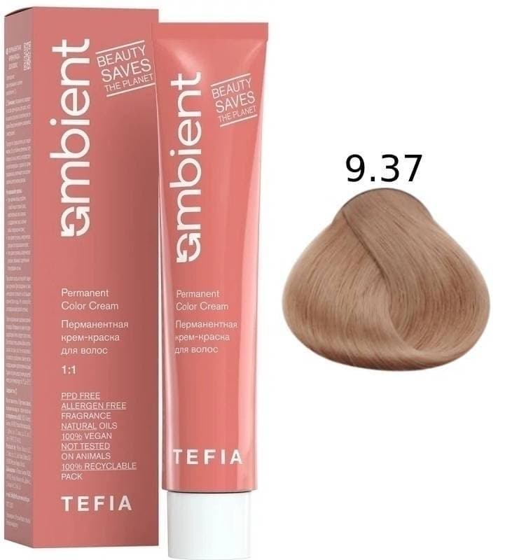 TEFIA AMBIENT 9.37 Очень светлый блондин золотисто-фиолетовый 60 мл
