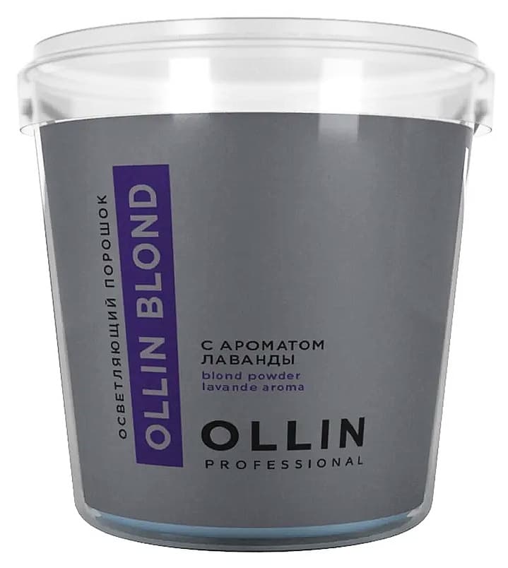 OLLIN BLOND Осветляющий порошок с ароматом лаванды 500г