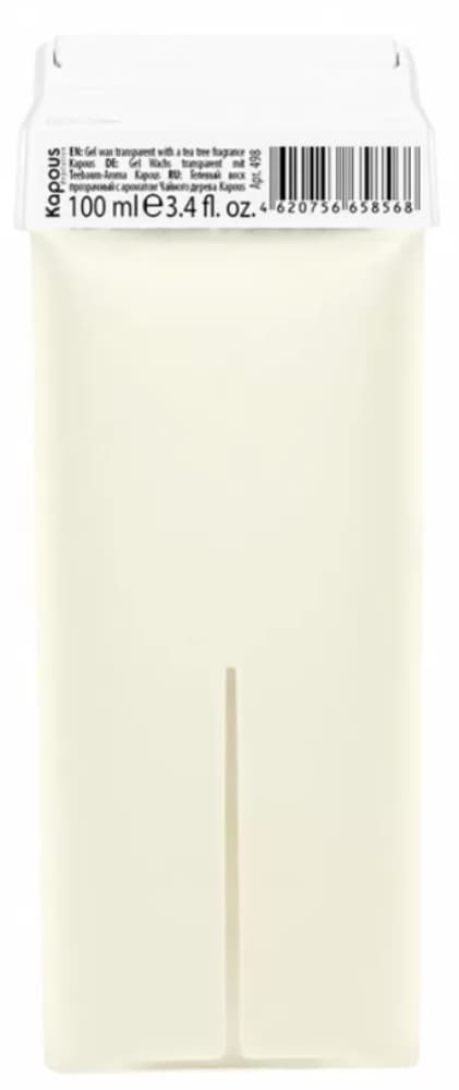 Kapous Depilation Гелевый воск с ароматом "Чайное дерево" в картридже, 100 мл