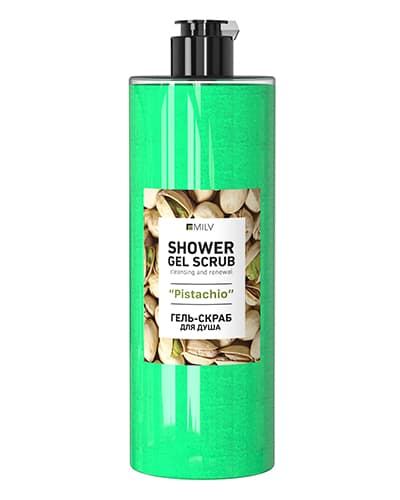 MILV Гель-скраб для душа "PISTACHIO". 700 мл 