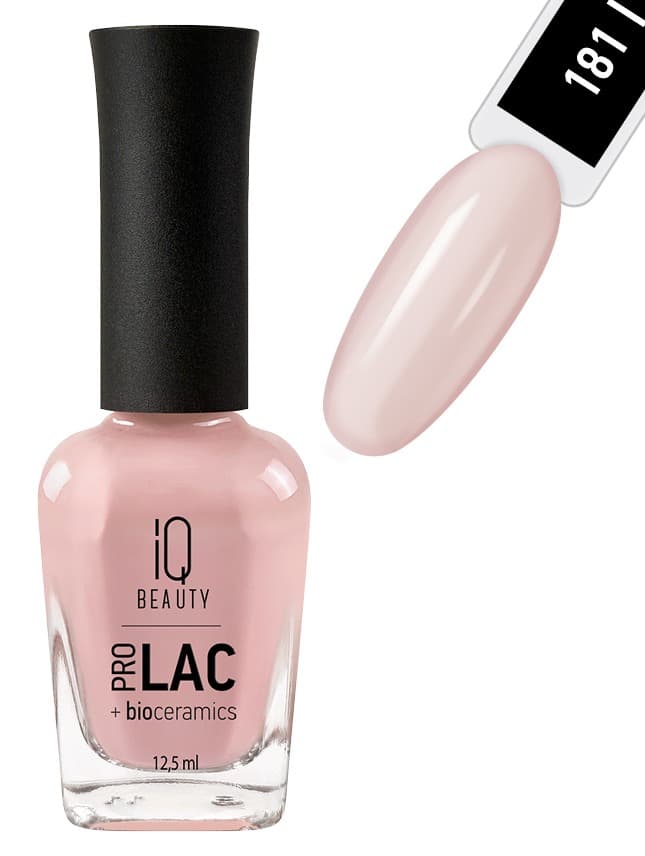 IQ BEAUTY PROLAC Лак для ногтей укрепляющий с биокерамикой 12.5 мл №181 Chekmate Hourglass