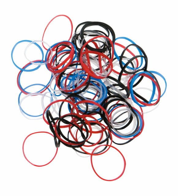 Dewal Резинки силиконовые малые цветные, 100 шт/уп.