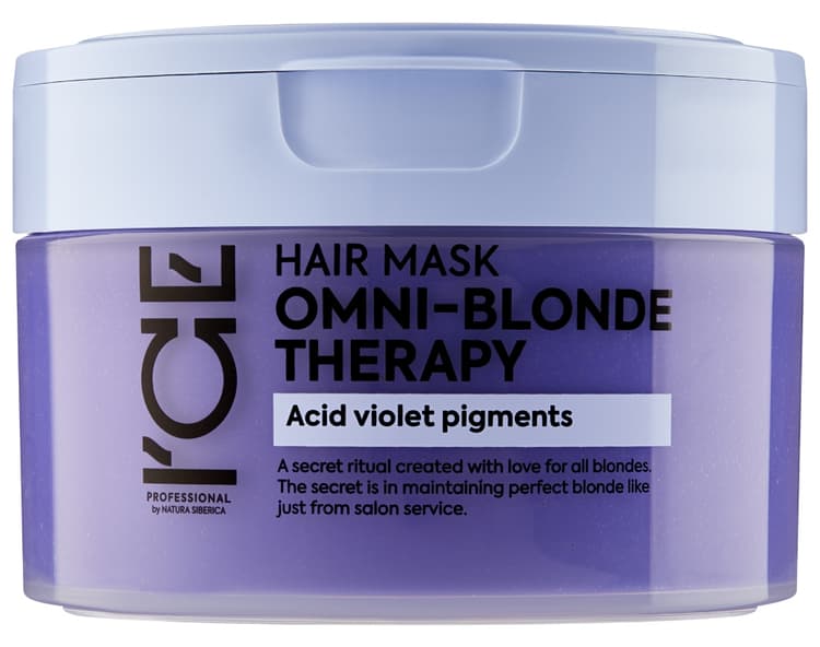 ICE Professional OMNI-BLOND THERAPY Тонирующая маска для светлых волос 200 мл.