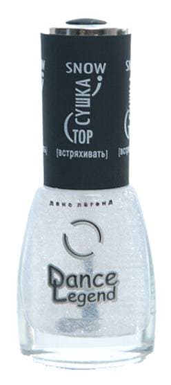 Dance Legend Лак для ногтей Топ сушка Snow, 15 мл.
