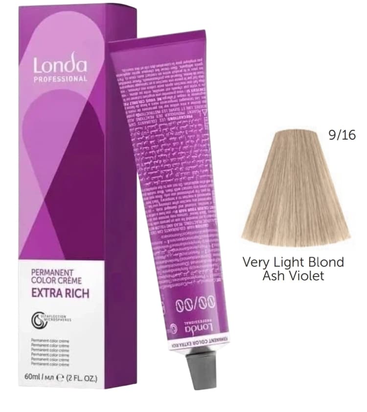 LONDACOLOR 9/16 очень светлый блонд пепельно-фиолетовый