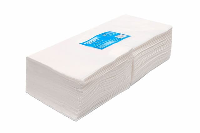 Салфетки спанлейс Белый 40-50г/м2 30*30 - 100шт.в пачке