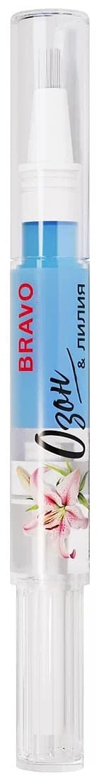 Bravo Масло сухое для ногтей и кутикулы  «Озон и Лилия», 2мл