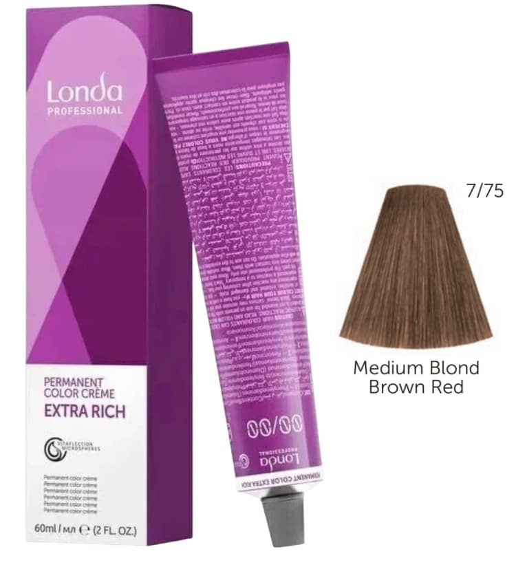 LONDACOLOR 7/75 блонд коричнево-красный