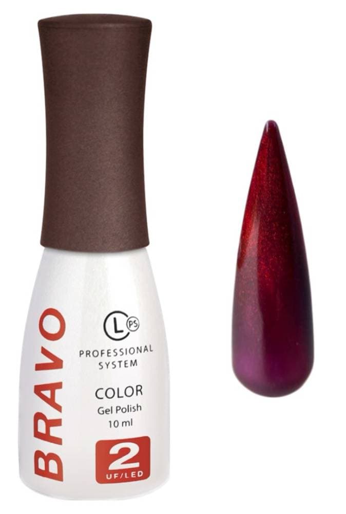 Bravo Гель-лак №454 Кошачий глаз 10мл 