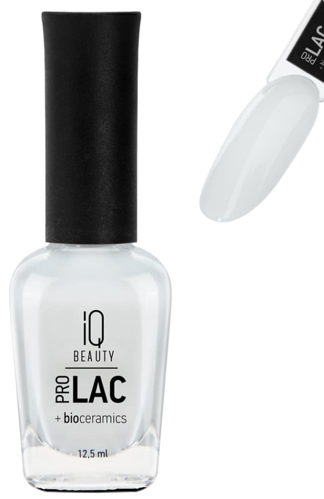 IQ BEAUTY PROLAC Лак для ногтей укрепляющий с биокерамикой 12.5 мл № 044 Le parfait