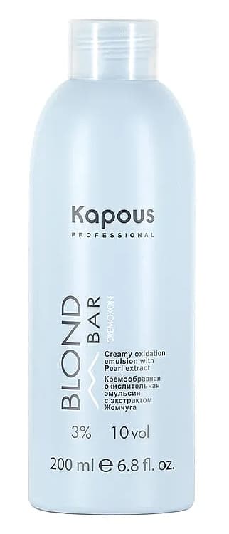 Kapous Blond Bar Кремообразная окислительная эмульсия Blond Cremoxon 3%, 200 мл