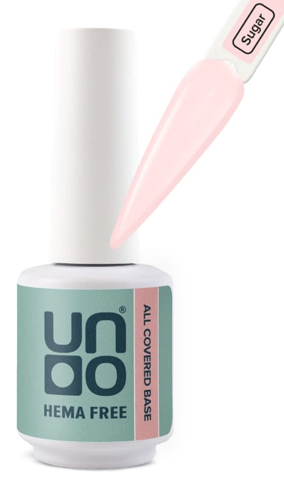 UNO HEMA FREE Гель-лак базовый All Covered Base Gel, 10 г Sugar