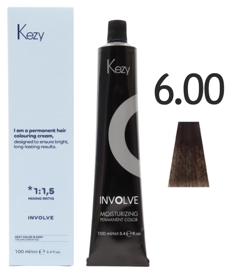 KEZY Involve color 6.00 Тёмный блондин интенсивный, 100 мл. 