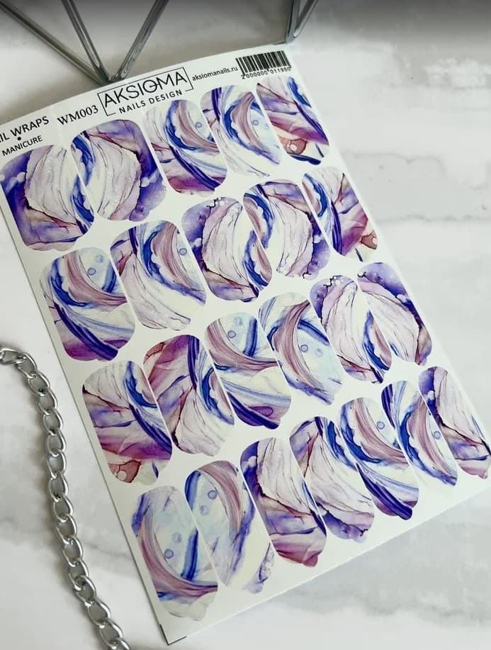 Пленка для маникюра Aksioma WM-003